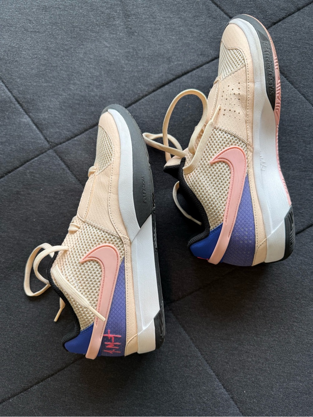 Nike Ja 1 Guave Ice Men’s Beige Pink and Purple Low-Top Sneakers